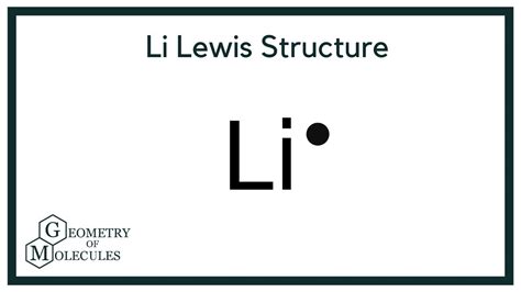 lewis dot diagram for lithium